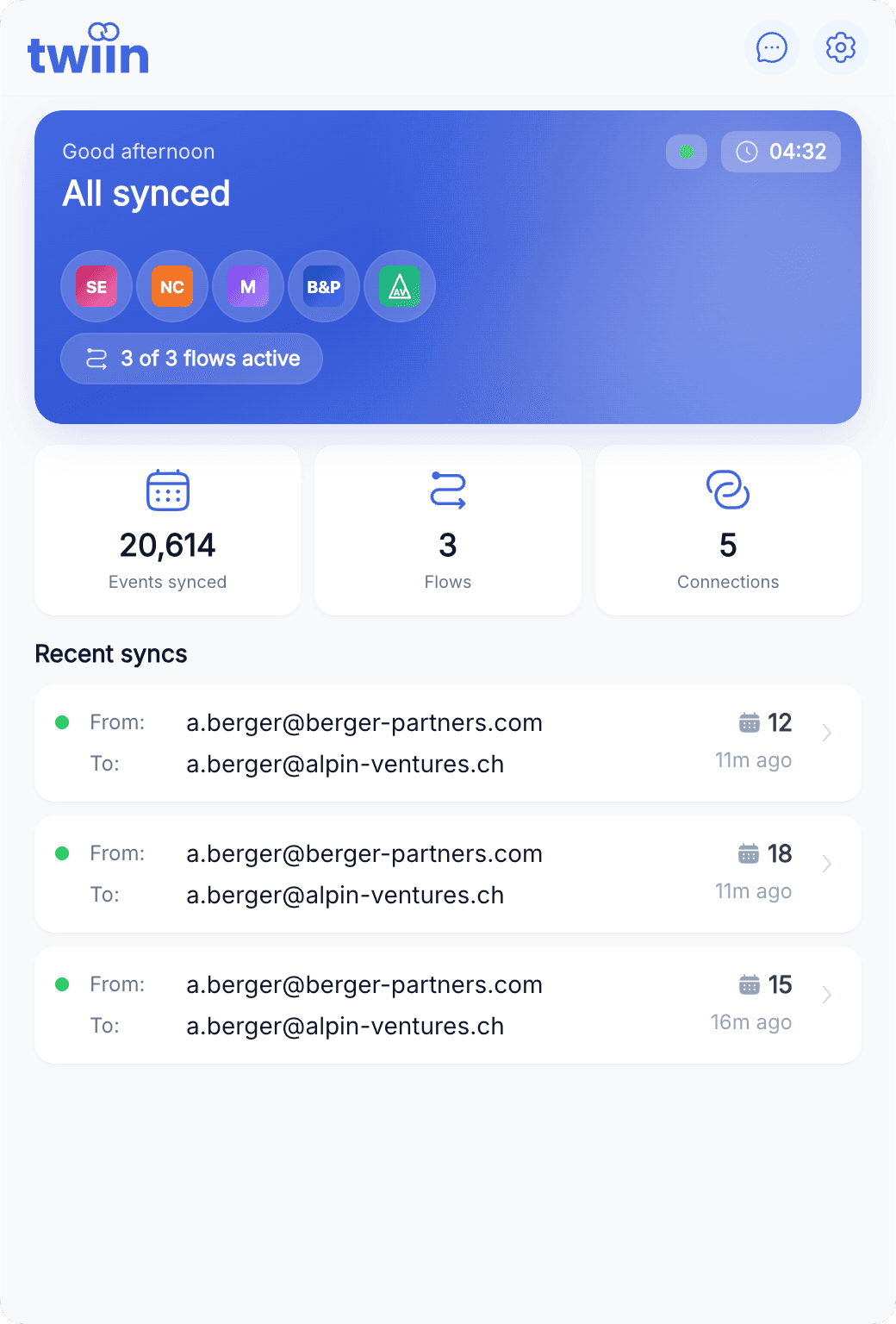 twiin Desktop App Screenshot 1
